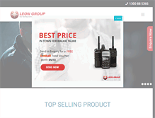 Tablet Screenshot of leongroup.com.my